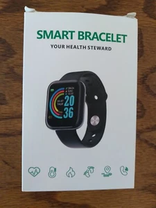Smart Bracelet, Monitor Heart Rate, Blood Pressure, Steps, Incoming Calls - Picture 1 of 2