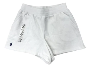 Girls POLO Ralph Lauren White Chino Shorts w PONY Polo Pockets - Picture 1 of 2