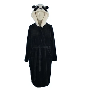 Panda Dressing Gown Plush Soft Robe Lounge Wear Soft 10-12 Yrs 146/150cm - Picture 1 of 7