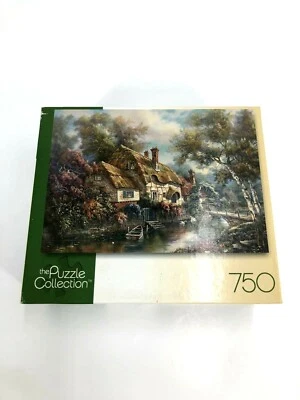 PUZZLE 750 PC. The Puzzle Collection Garden Stonewall Cottage Carl Valente - Image 1 of 4