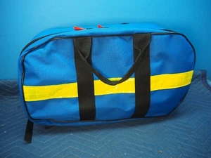 Go Mfg Innovations Oxygen Airway Bag Blue Backpack - EMS EMT Fire Ambulance NEW - Picture 1 of 6