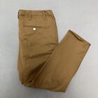 G-Star Bronson Low Straight Fit Trousers Brown Chino Men's W36 L25