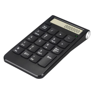 Wireless 2.4G Usb Number Keyboard/Calculator with Digital Display Rechargeable - Image 1 of 4