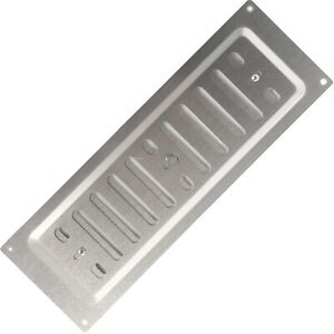 ADJUSTABLE HIT & MISS VENT Metal/Silver Wall Ventilation Louvre Grille Closable