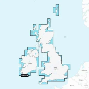 ✅Navionics+ Plus Seekarte MSD/SD NAEU072R Binnengewässer Großbritannien Irland ✅ - Bild 1 von 2