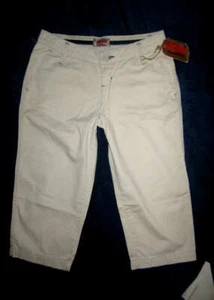 NOBO No Boundaries Damas Junior Talla 6 Beige Caqui Capri's NUEVO CON ETIQUETAS~ - Imagen 1 de 3