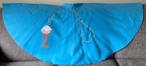 Fifties Soda Fountain Skirt Halloween Girl's Costume Handmade - Picture 1 of 8