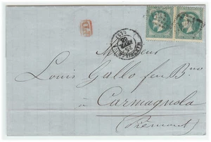Cubierta de Francia - 1863 Marsella a Carmagnola (IT) - Cubierta365 - Imagen 1 de 4