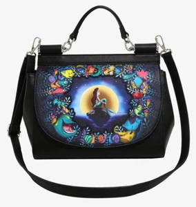 Bolso bandolera negro Loungefly Disney Ariel ""La sirenita - Imagen 1 de 6