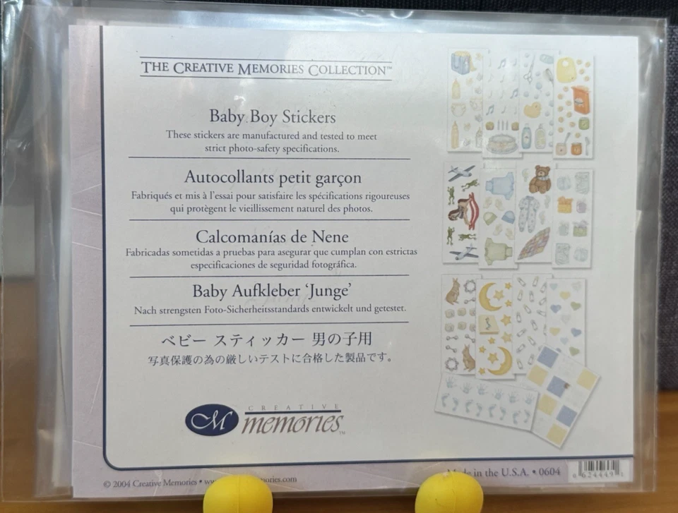 Creative Memories Baby Boy стикер упаковка, 13 студийных полос, 1 блок стикер, новый в упаковке - Изображение 1 из 1