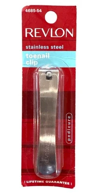 #4685-54 Revlon Acero Inoxidable Clip Uña Duradero Cuchillas Afiladas Herramienta de Pedicura Foto 1 de 2