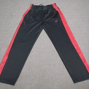 Nike Dri Fit Trikot Jogginghose Trainingshose Small 1/4 Reißverschluss Bein schwarz rot Small - Bild 1 von 7