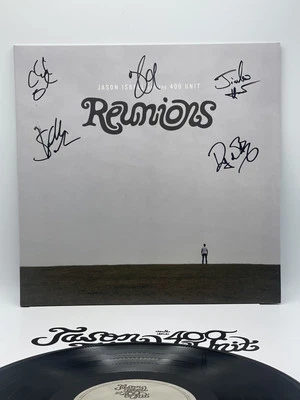 Jason Isbell and the 400 Unit Reunions SIGNED Vinyl LP AUTOGRAPHED JACKET Record - Image 1 of 4