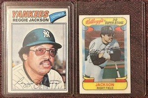 Topps/Kellogs 3-D Reggie Jackson Baseball Cards - Picture 1 of 2