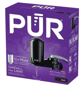 PUR Faucet Filtration System – Black (Model FM2000B) Certified to Filter Lead - Picture 1 of 6