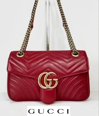 GUCCI Marmont Shoulder Bag for Women Leather Authentic From Japan - Image 1 of 4