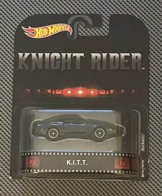 2017 Hot Wheels Premium Retro Entertainment Knight Rider K.I.T.T Trans AM Black - Image 1 of 3