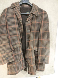 VTG McGregor Mackinaw Plaid lined Coat size 40 GC - Bild 1 von 11