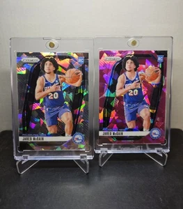 JARED MCCAIN 2024-25 Panini Prizm 🏀 SILVER & PINK CRACKED ICE Rookie #222 🔥 📈 - Picture 1 of 5