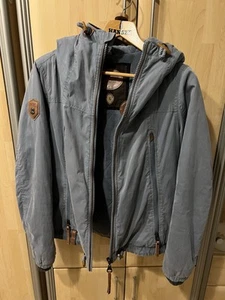 Naketano Winterjacke Übergangsjacke L grau blau - Bild 1 von 5