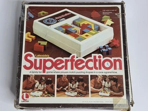 Vintage SUPERFECTION Puzzle Game 100% Complete Lakeside Perfection TESTED WORKS - Picture 1 of 6