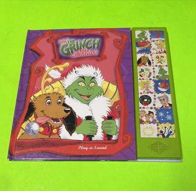 Dr. Seuss How The Grinch Stole Christmas! Play-a-Sound Book 2000’s Vintage Rare Foto 1 de 4