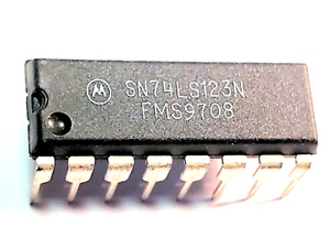 SN74LS123N  "Original" Motorola 16P DIP IC  1  pc - Picture 1 of 1