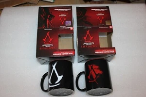 2 x Assassin's Creed Shadows Naoe & Yasuke Thermoactive App Mug NEW - Picture 1 of 7