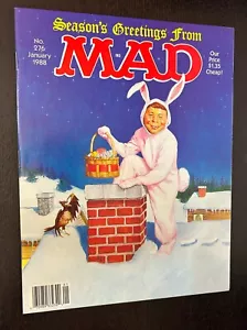 MAD MAGAZINE #276 (EC Comics 1988) -- Christmas Issue -- NM- - Picture 1 of 2