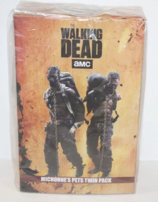 NUEVO EN CAJA - Paquete doble de figuras de acción ThreeZero AMC Walking Dead 1/6 Michonne's Pet 1 y 2 Foto 1 de 4