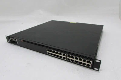 Brocade FCX624-I 24-Port 10/100/1000 Gigabit Ethernet Network Switch  - Image 1 of 3