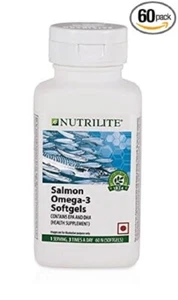 Amway Forever Living Nutrilite Salmon Omega-3 (60 Softgels) - Picture 1 of 3