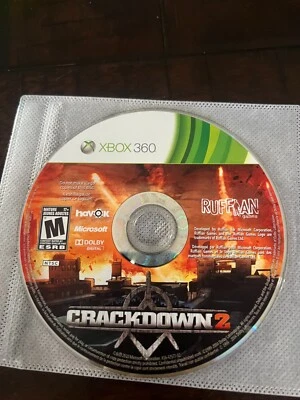 Crackdown 2 (Microsoft Xbox 360, 2010) DISC ONLY - Image 1 of 2