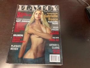 PLAYBOY MAGAZINE JANUARY 2001, GABRIELLE REECE, HOLIDAY ANNIVERSARY EDITION, EXC - Picture 1 of 1