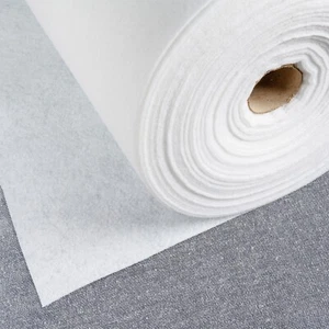 Iron On Fusible White Fleece Wadding Batting Bag Making Bulk 90cm Wide 100gsm - Picture 1 of 4