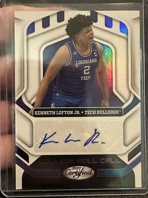 Kenneth Lofton Jr Auto College Roll Call 2022 Certified Louisiana Tech Bulldogs - Image 1 of 3