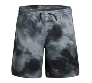 NWT Nike Air Jordan Smoke Dye Embroidered Logo Boy's XL Black Shorts 95B484 - Picture 1 of 3