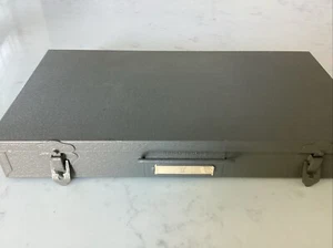 Vintage Metal Gray Brumberger Photo Storage Box Case Holds 150 Slides Excellent - Picture 1 of 10