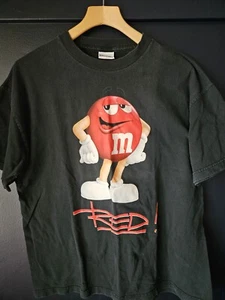 Red M&M Print Black T-shirt Sz XL XLarge - Picture 1 of 6