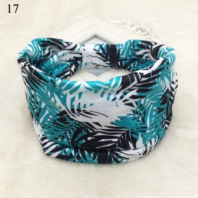 Diadema deportiva con estampado de algodón para sudar yoga gimnasio banda elástica para la cabeza prendas para la cabeza Foto 1 de 4