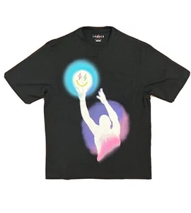 Nike Men's Jordan x J Balvin T-shirt DR2962-010 Black Size M - Picture 1 of 12