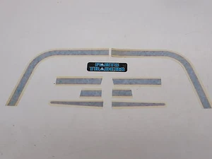 NOS Polaris Wedge Style Nosecone Decal Set 1997 XLT SP Special Purple Blue - Picture 1 of 3
