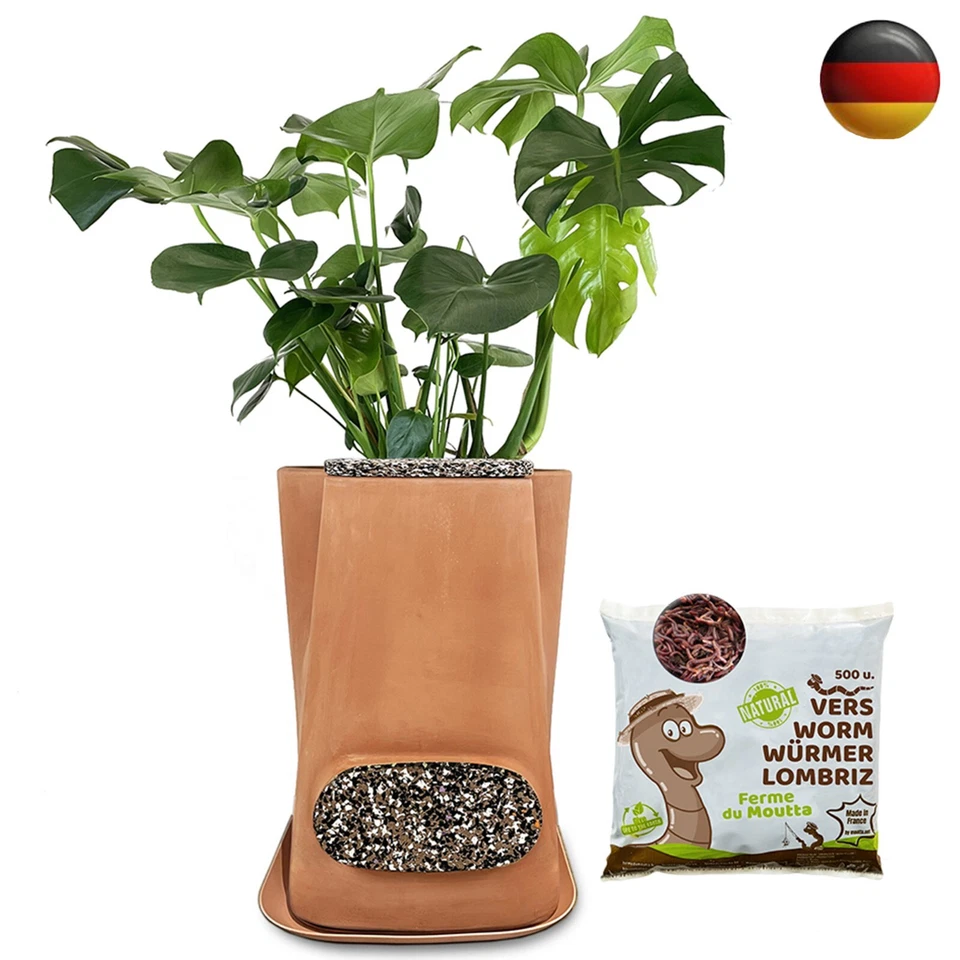 Natürlicher Ton Wurmkomposter Transfarmers - Bild 1 von 1