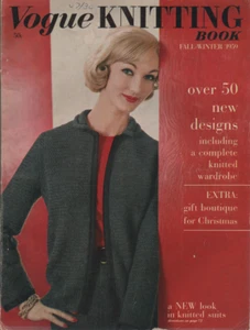 Vintage Vogue Knitting Book  Fall-Winter 1959 - Picture 1 of 5