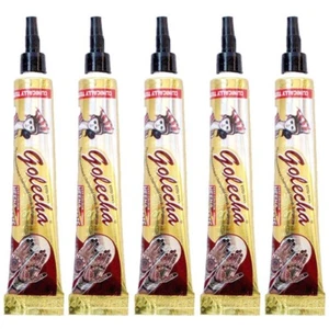 Golecha Henna Mehandi Temporary Tattoo Body Art - Maroon - 5 Tubes - Picture 1 of 3
