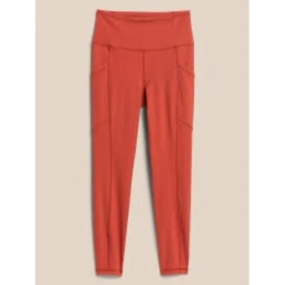 Legging Banana Republic naranja tiro alto 7/8 bolsillo Foto 1 de 4