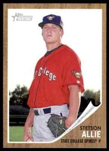 2011 Topps Heritage Minor League Stetson Allie State College Spikes #2 - Picture 1 of 2