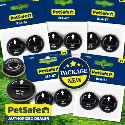PetSafe RFA-67D-11 Batteries Wireless Fence Dog Collar  PIF-275-19  NEW Qty 10 - Image 1 of 4