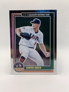 2022 Panini USA Stars & Stripes Hunter Barco #1 Collegiate National Team￼ RC - Picture 1 of 2