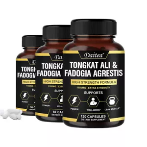 Fadogia Agrestis | Porciones de 1100 mg | 30-120 cápsulas - Apoya la potencia y el músculo magro - Imagen 1 de 21